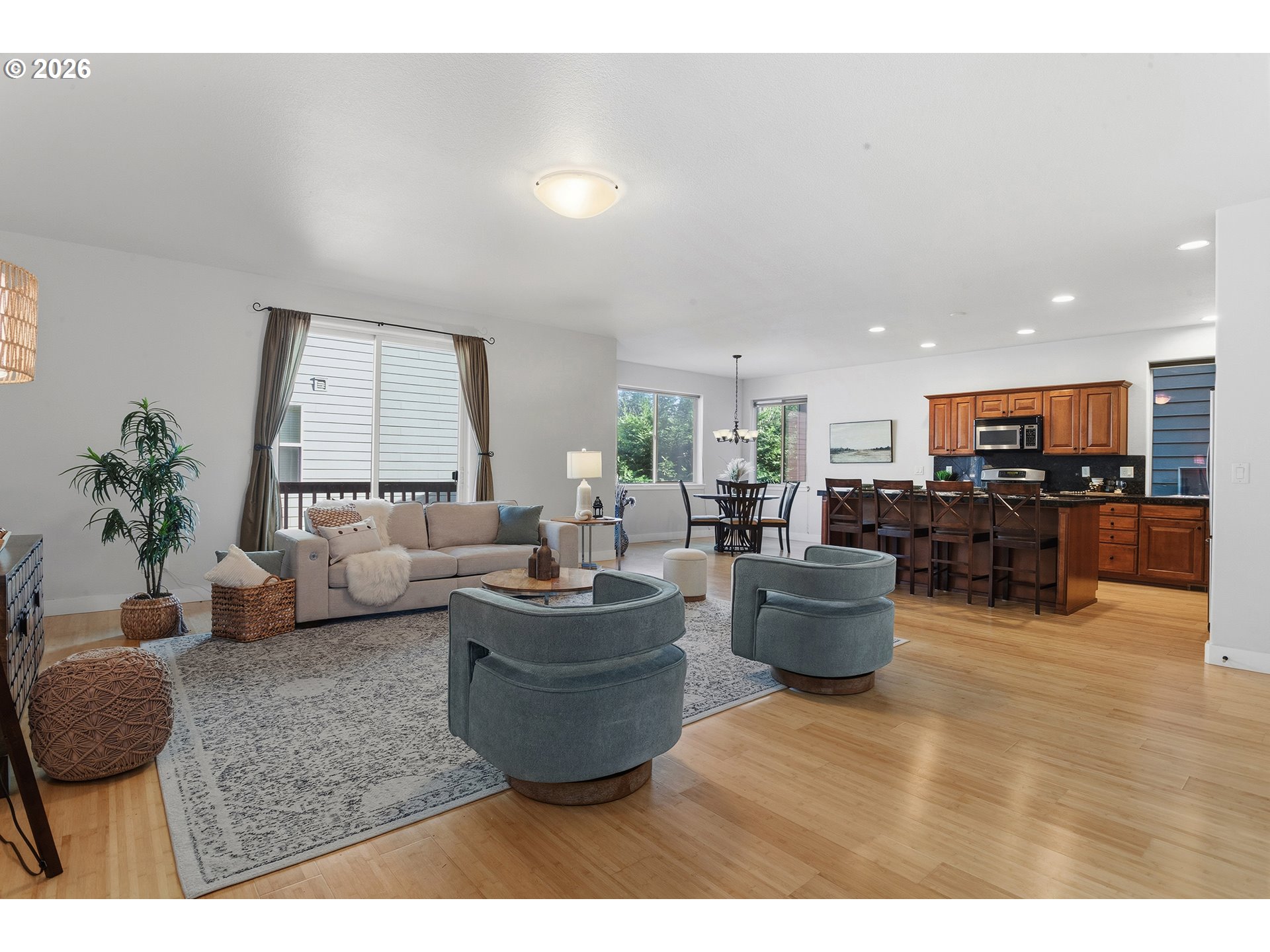 2502 Northwest Parnell Terrace Portland, OR 97229 - Photo 8 of 48 a living room with furniture and a potted plant