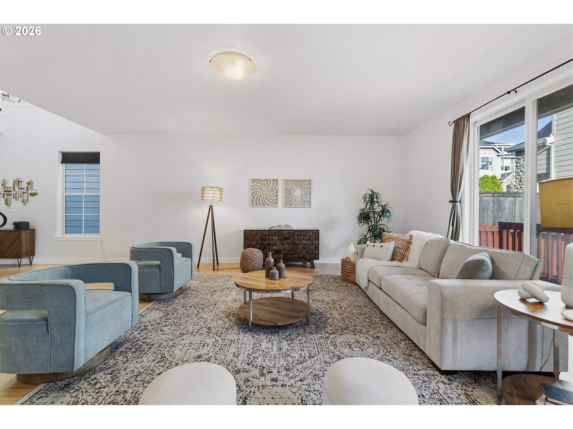 2502 Northwest Parnell Terrace Portland, OR 97229 - Photo 10 of 48 a living room with furniture and wooden floor