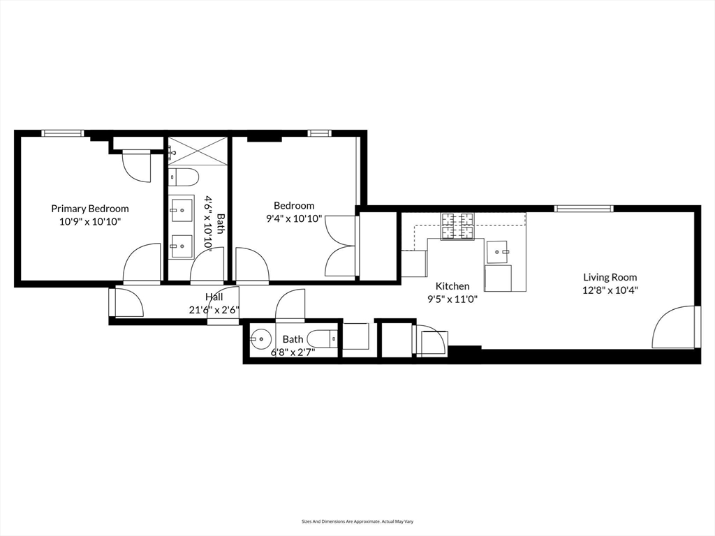 92 Chelsea Street, Unit 1 Boston, MA 02128 - Photo 14 of 14 a picture of floor plan