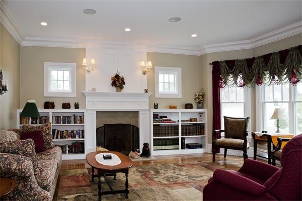 11 Cranberry Lane Hingham, MA 02043 - Photo 2 of 16 a living room with furniture and a fireplace