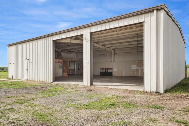 a house view with a garden