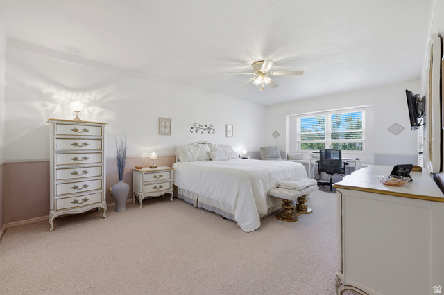 3766 Cardiff Circle Bountiful, UT 84010 - Photo 22 of 46 Spacious room featuring light-toned carpet flooring and a neutral color palette