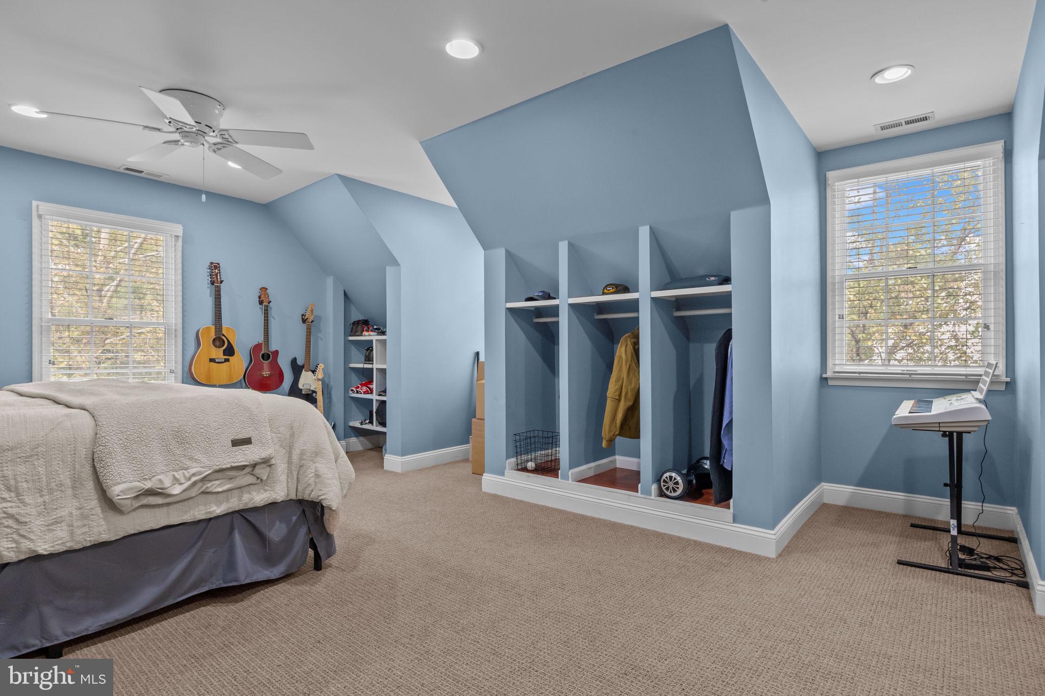 4605 Twinbrook Circle Doylestown, PA 18902 - Photo 37 of 53 Bedroom 4 features great rooflines, fun storage ..