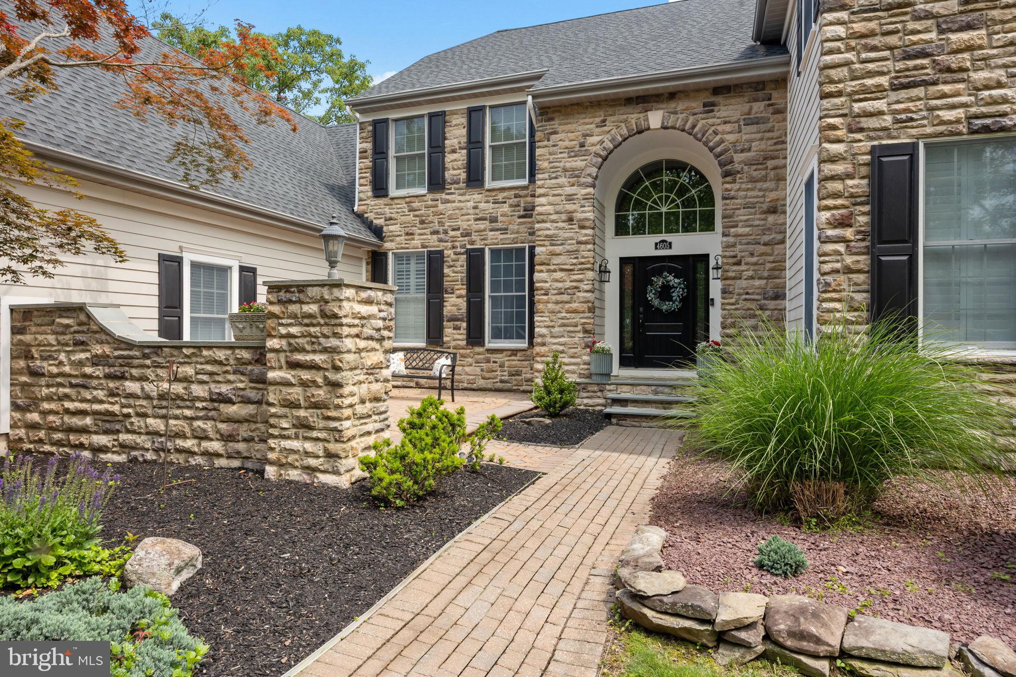 4605 Twinbrook Circle Doylestown, PA 18902 - Photo 5 of 53 Charming paver walkway from driveway to front door