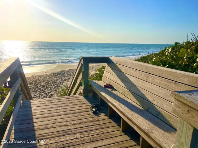 a view of outdoor space and deck
