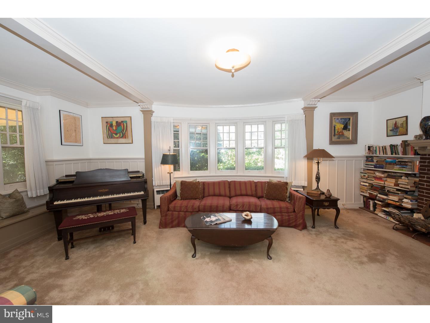 540 Manor Road Wynnewood, PA 19096 - Photo 6 of 25 a living room with furniture and a large window