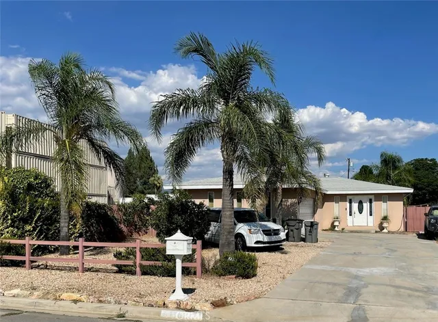 a view of a house with a patio
