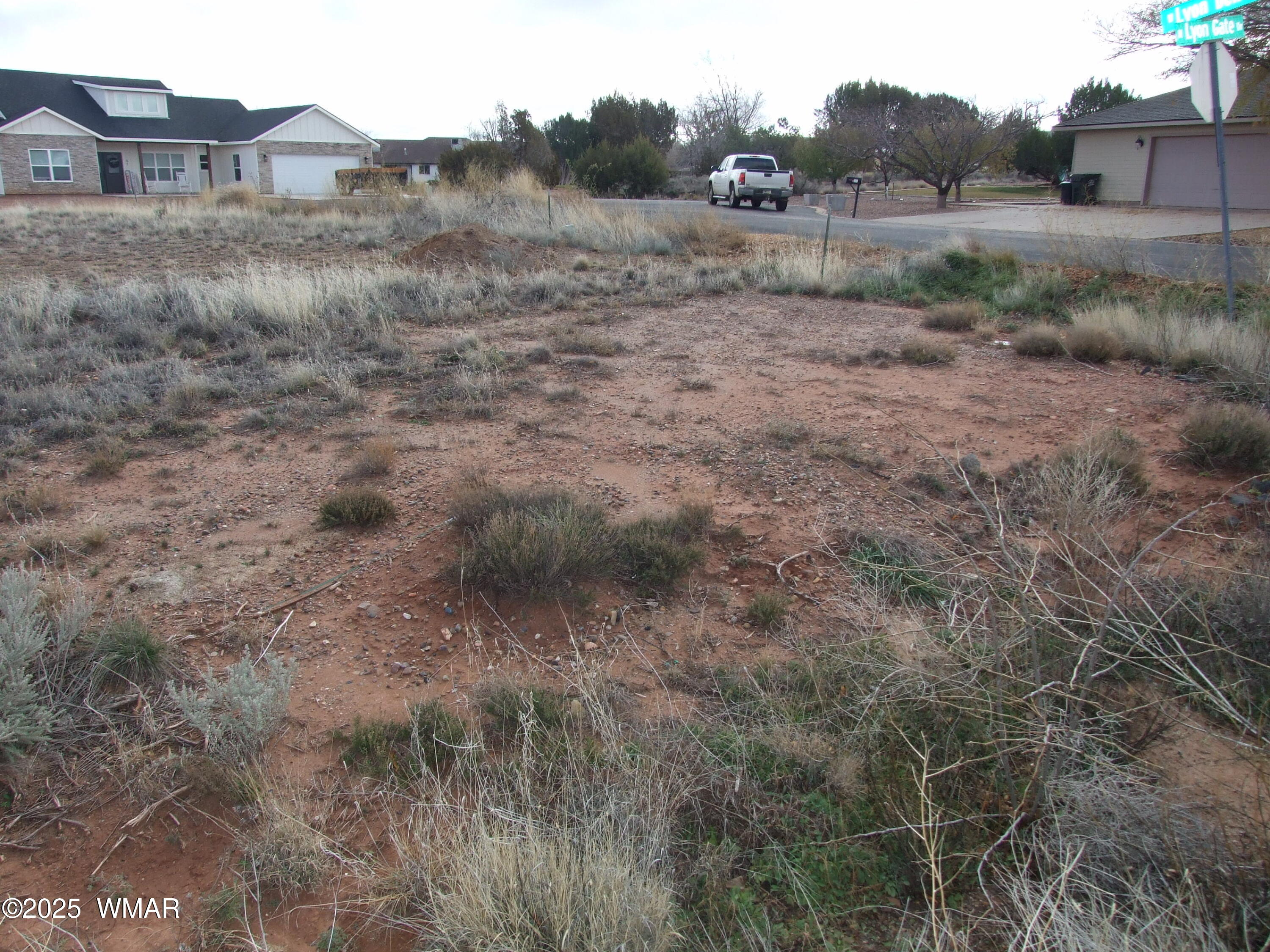 89 Lyon Gate Drive Snowflake, AZ 85937 - Photo 6 of 6 a view of a dry yard with wooden fence