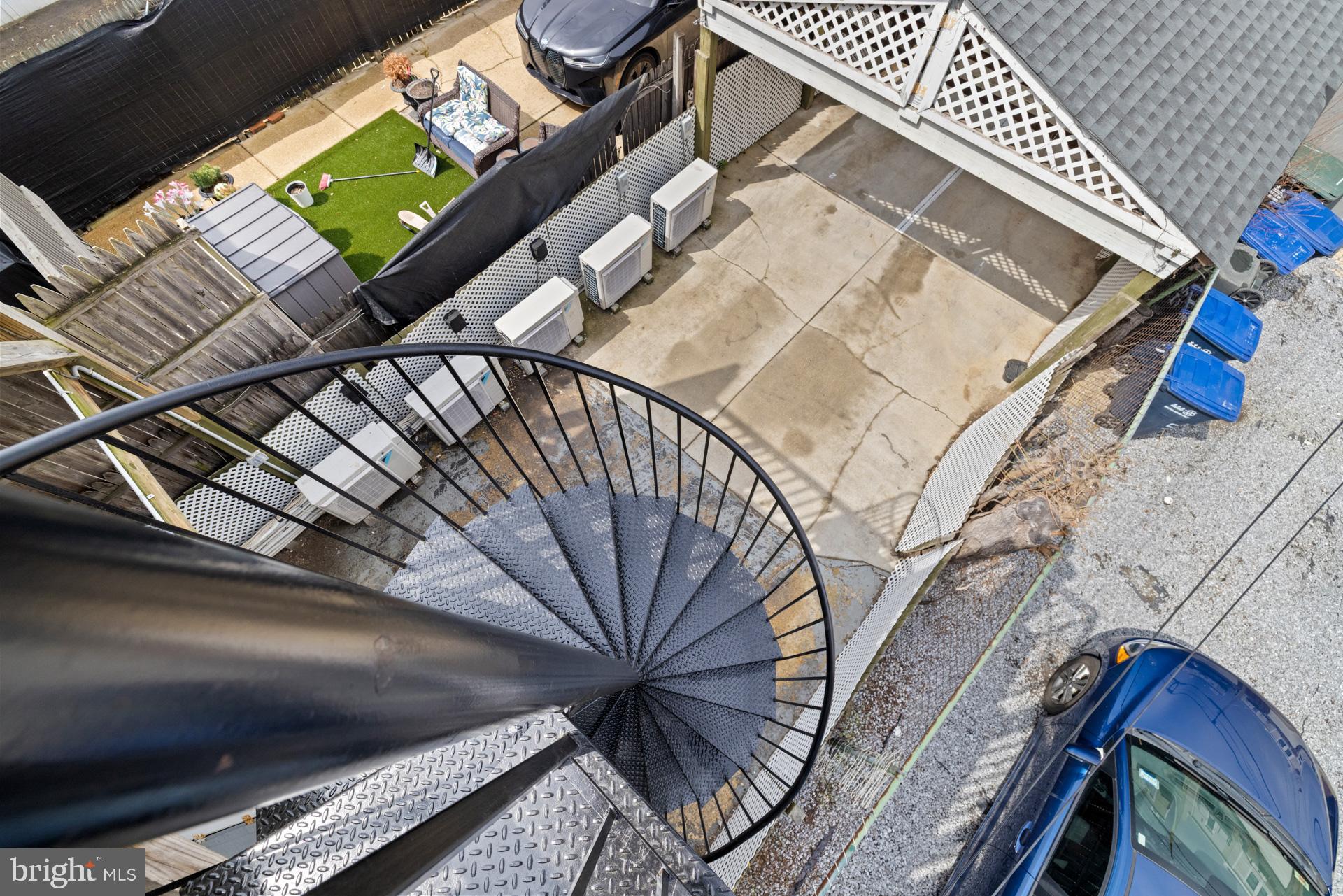 59 Rhode Island Avenue Northwest, Unit 4 Washington, DC 20001 - Photo 36 of 48 Spiral Staircase to Parking