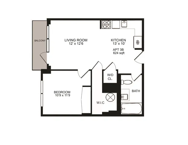 $729,500 | 185 13th Street, Unit 3B | Gowanus