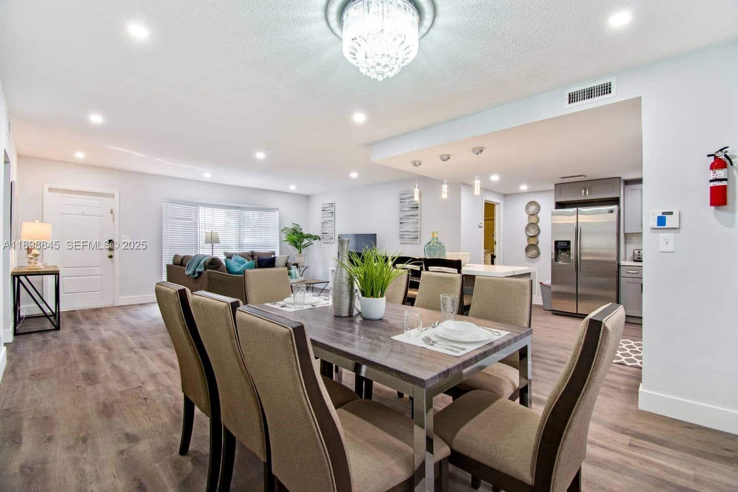 1305 Funston Street Hollywood, FL 33019 - Photo 6 of 93 a view of a dining room and livingroom view