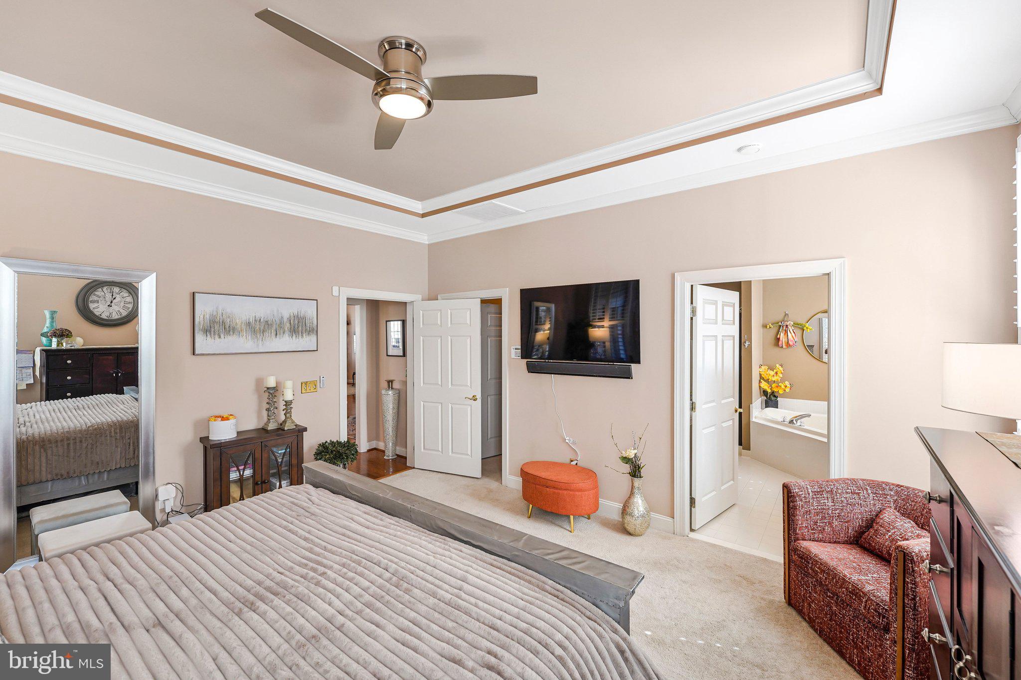 15517 Legacy Way Haymarket, VA 20169 - Photo 30 of 68 Tray ceiling & plantation blinds