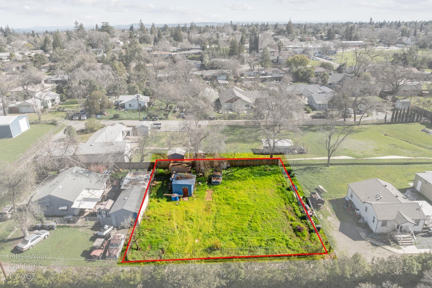 0 Ranch Avenue Citrus Heights, CA 95610 - Photo 3 of 11 an aerial view of a house with a lake view