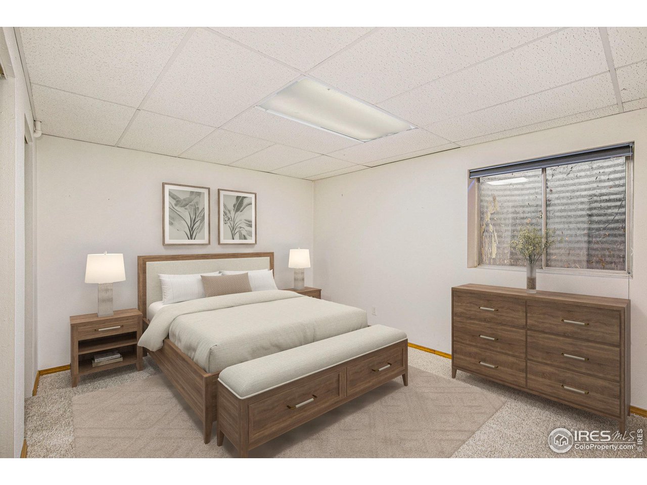 2728 25th Street Road Greeley, CO 80634 - Photo 26 of 40 Large Lower Level Bedroom with Brand New Carpet!-Virtually Staged