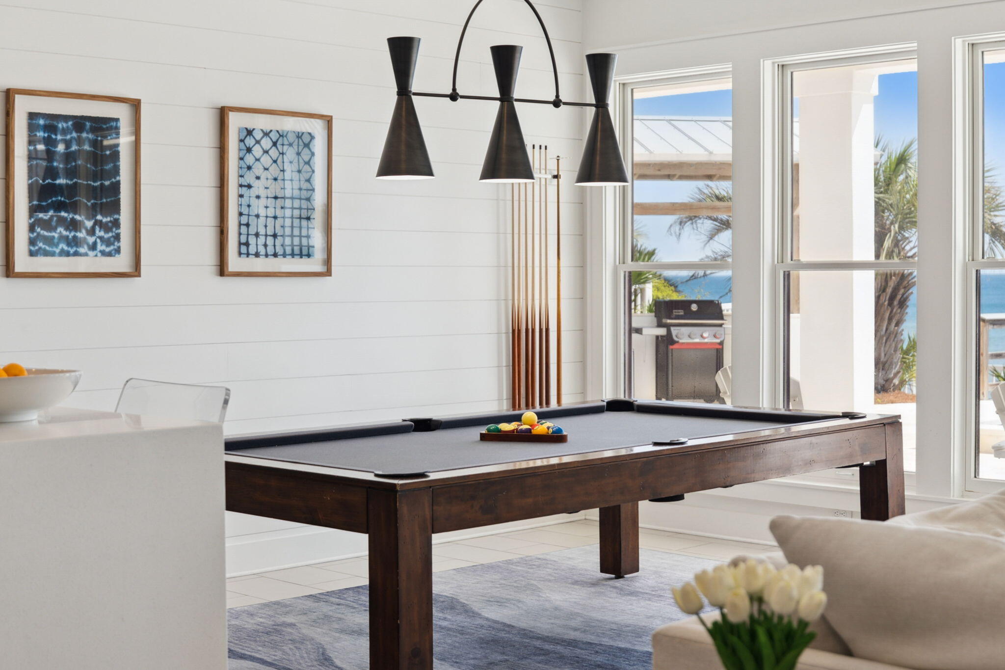 8266 East County Highway 30A Seacrest, FL 32461 - Photo 45 of 148 a room with pool table and windows