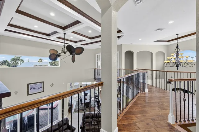 a view of an entryway wooden floor