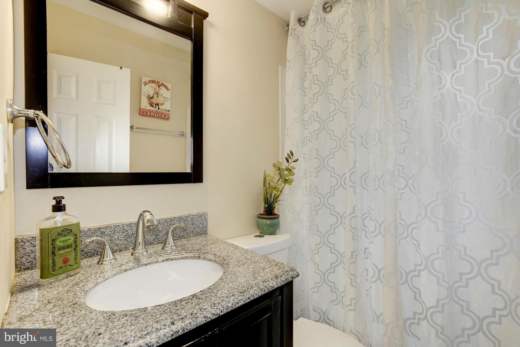 11601 Mapleview Drive Silver Spring, MD 20902 - Photo 15 of 23 a bathroom with a granite countertop sink and a mirror