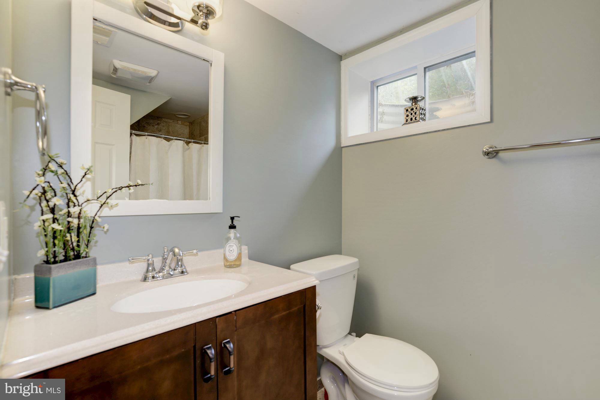 11601 Mapleview Drive Silver Spring, MD 20902 - Photo 18 of 23 a bathroom with a sink vanity mirror and toilet