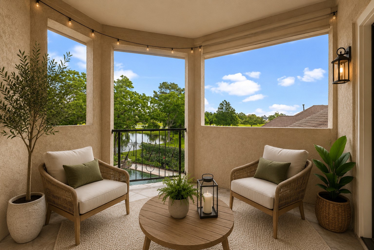 6006 Valhalla Drive Spring, TX 77379 - Photo 33 of 44 Virtual Staging - Balcony