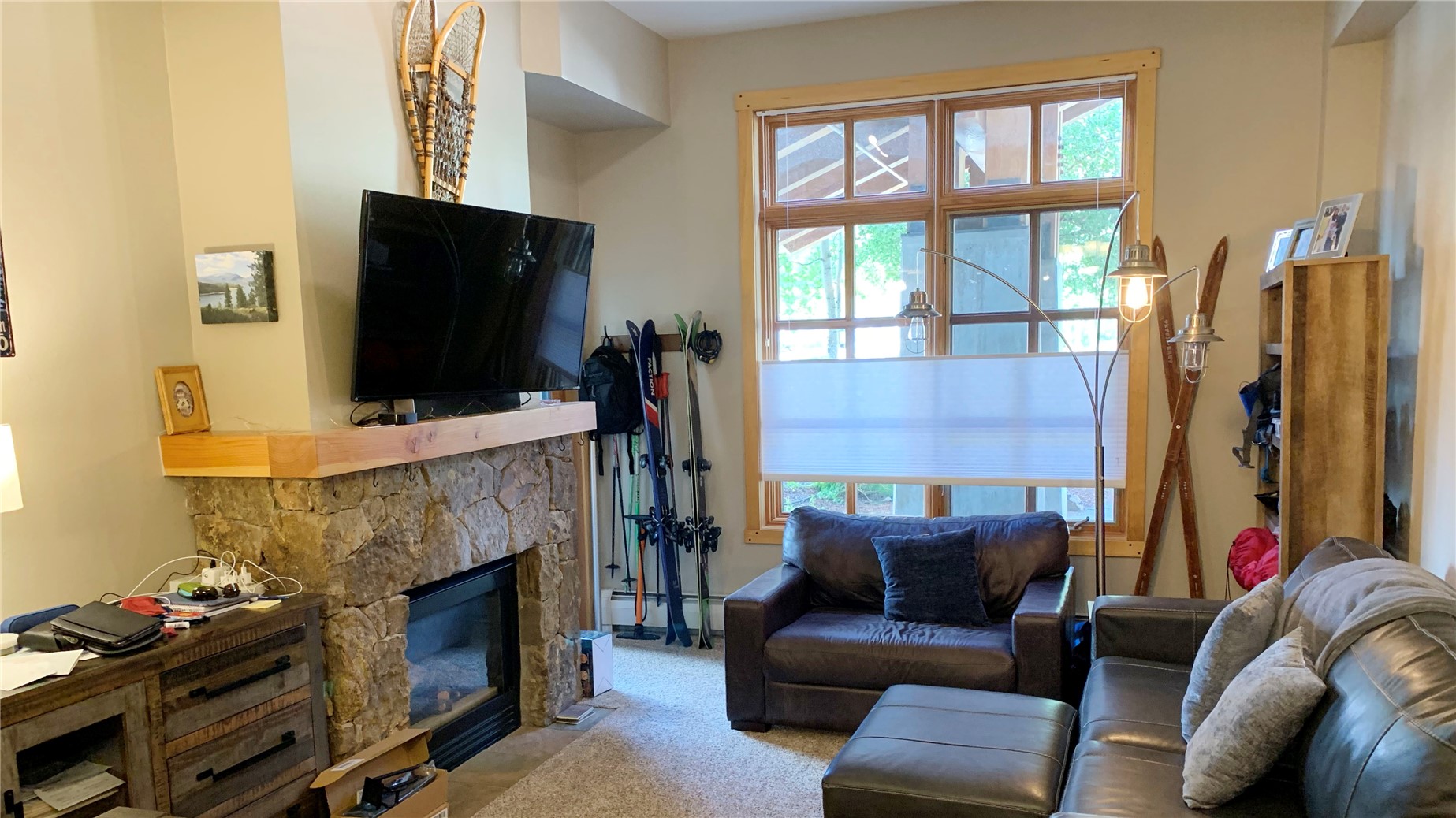 Living Room with entrance to patio