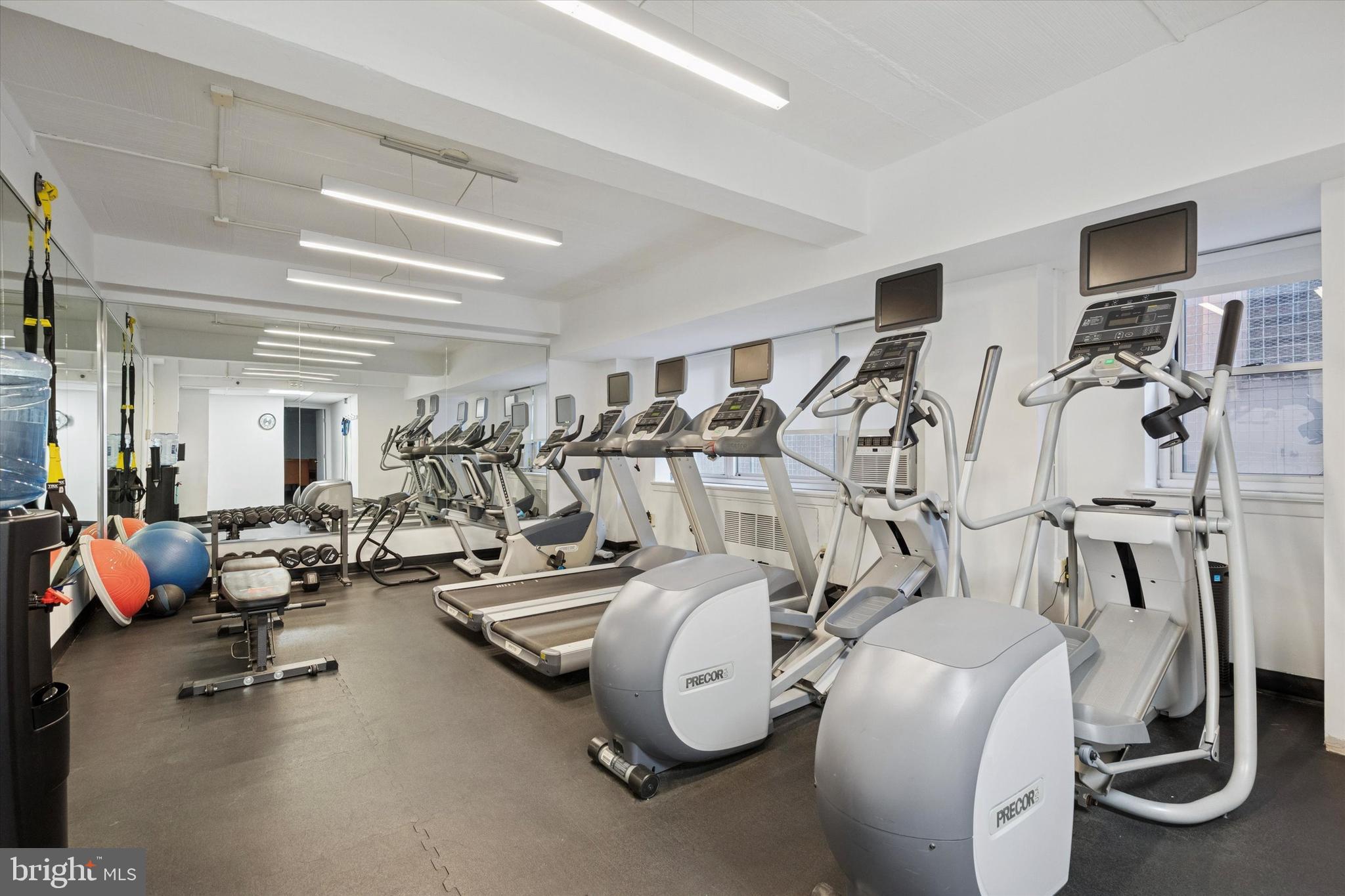 220 West Rittenhouse Square, Unit 6F Philadelphia, PA 19103 - Photo 26 of 26 a view of a room with gym equipment