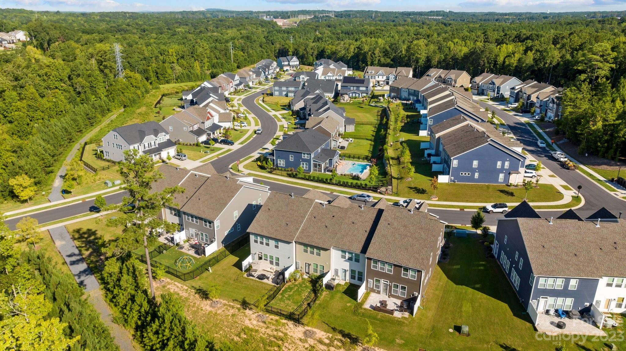 2075 Suttonview Road Fort Mill, SC 29708 - Photo 36 of 39 an aerial view of houses with yard