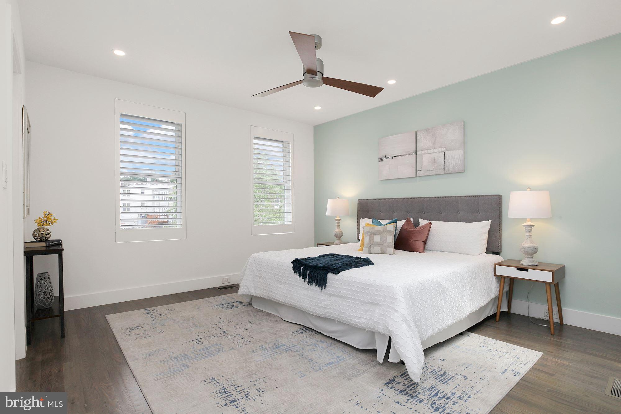 2425 3rd Street Northeast Washington, DC 20002 - Photo 16 of 37 King sized primary bedroom