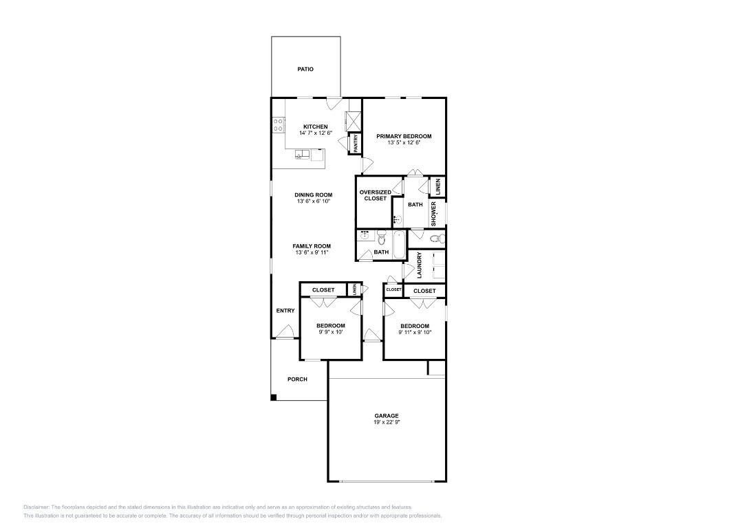 5205 Sidesaddle Drive Georgetown, TX 78626 - Photo 26 of 26 View of floor plan / room layout