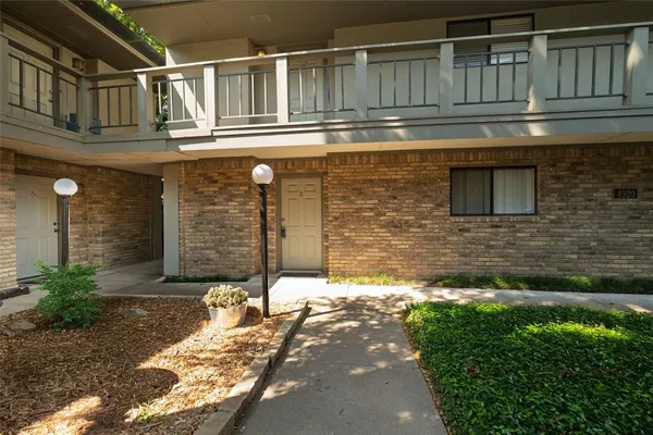 a backyard of a house