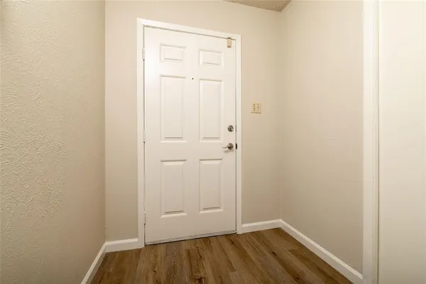 a view of front door