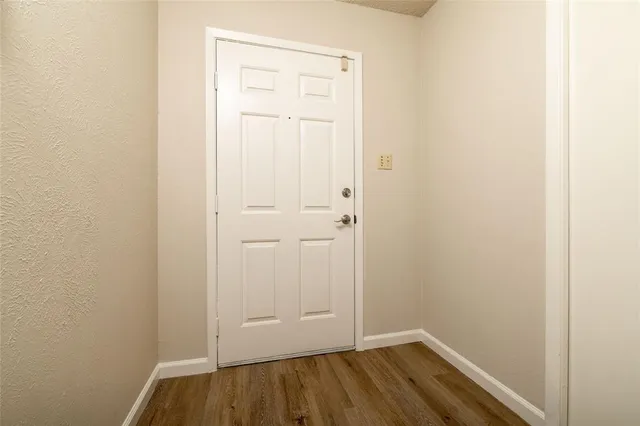 a view of front door