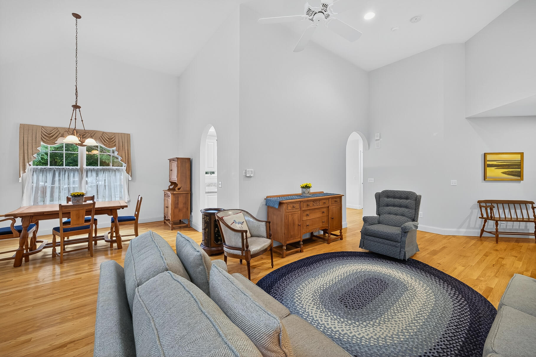 6 Mayfair Court Mashpee, MA 02649 - Photo 19 of 53 a living room with furniture and a flat screen tv