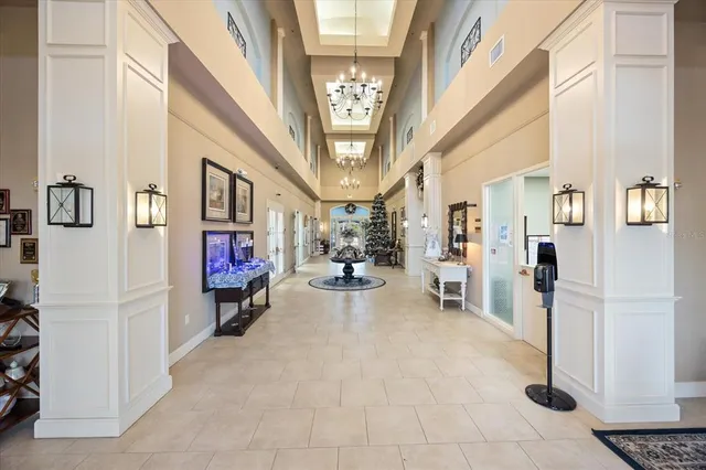 a view of entryway with livingroom and furniture