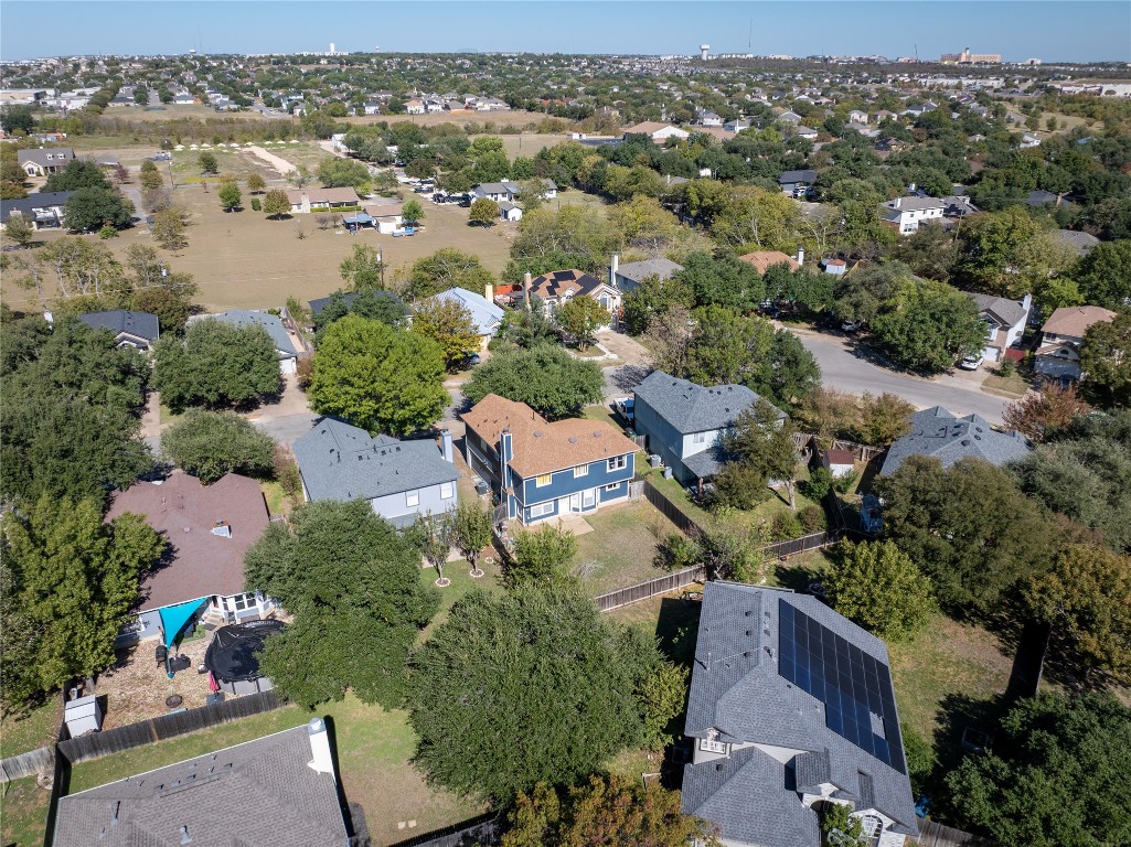 1111 Pathfinder Way Round Rock, TX 78665 - Photo 38 of 40 an aerial view of residential houses with outdoor space