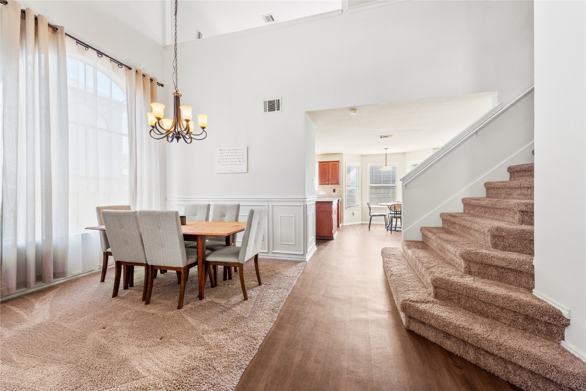 1111 Pathfinder Way Round Rock, TX 78665 - Photo 5 of 40 a dining room with furniture and wooden floor