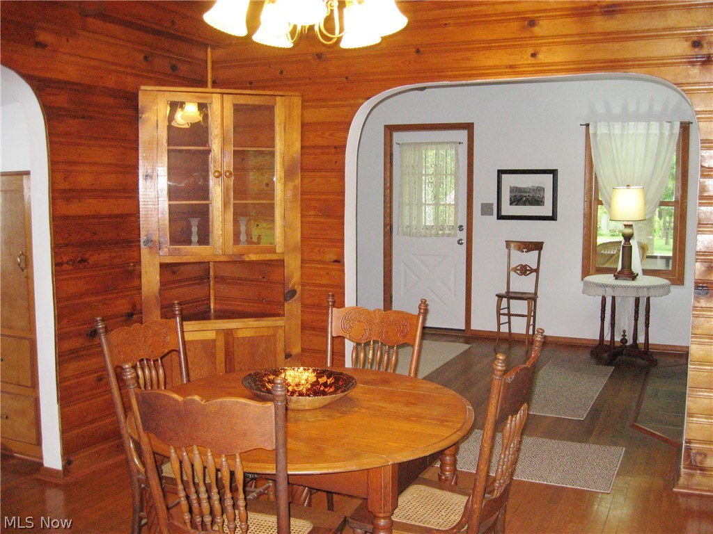 228 South Hametown Road Akron, OH 44321 - Photo 7 of 18 Dining Room has built in corner cabinets and gorgeous woodwork