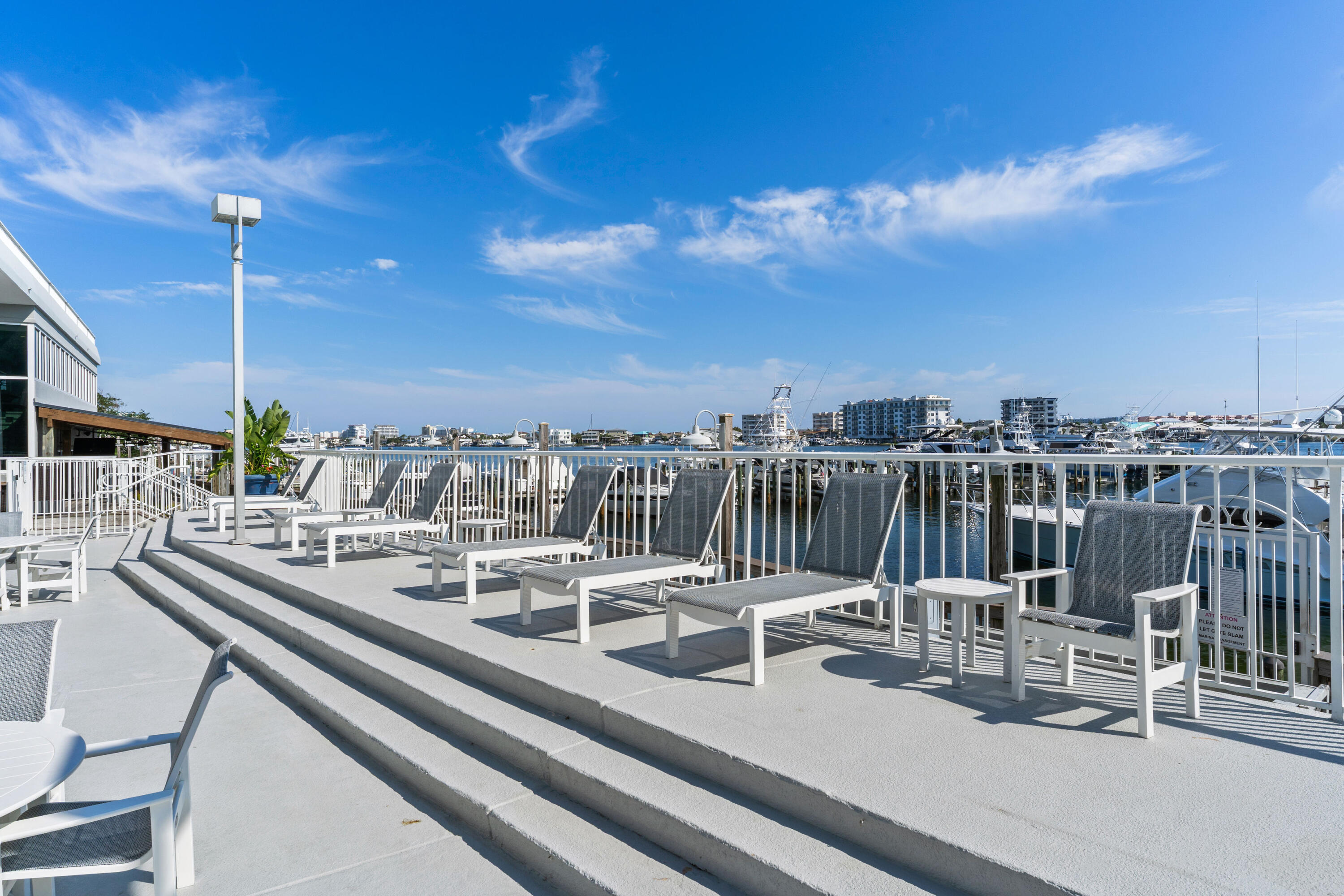 320 Harbor Boulevard, Unit 1201 Destin, FL 32541 - Photo 75 of 86 a view of a terrace with skyline