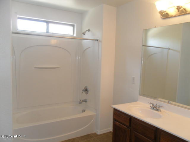 4510 West Carson Road Laveen, AZ 85339 - Photo 6 of 9 a bathroom with a bathtub sink vanity and a mirror