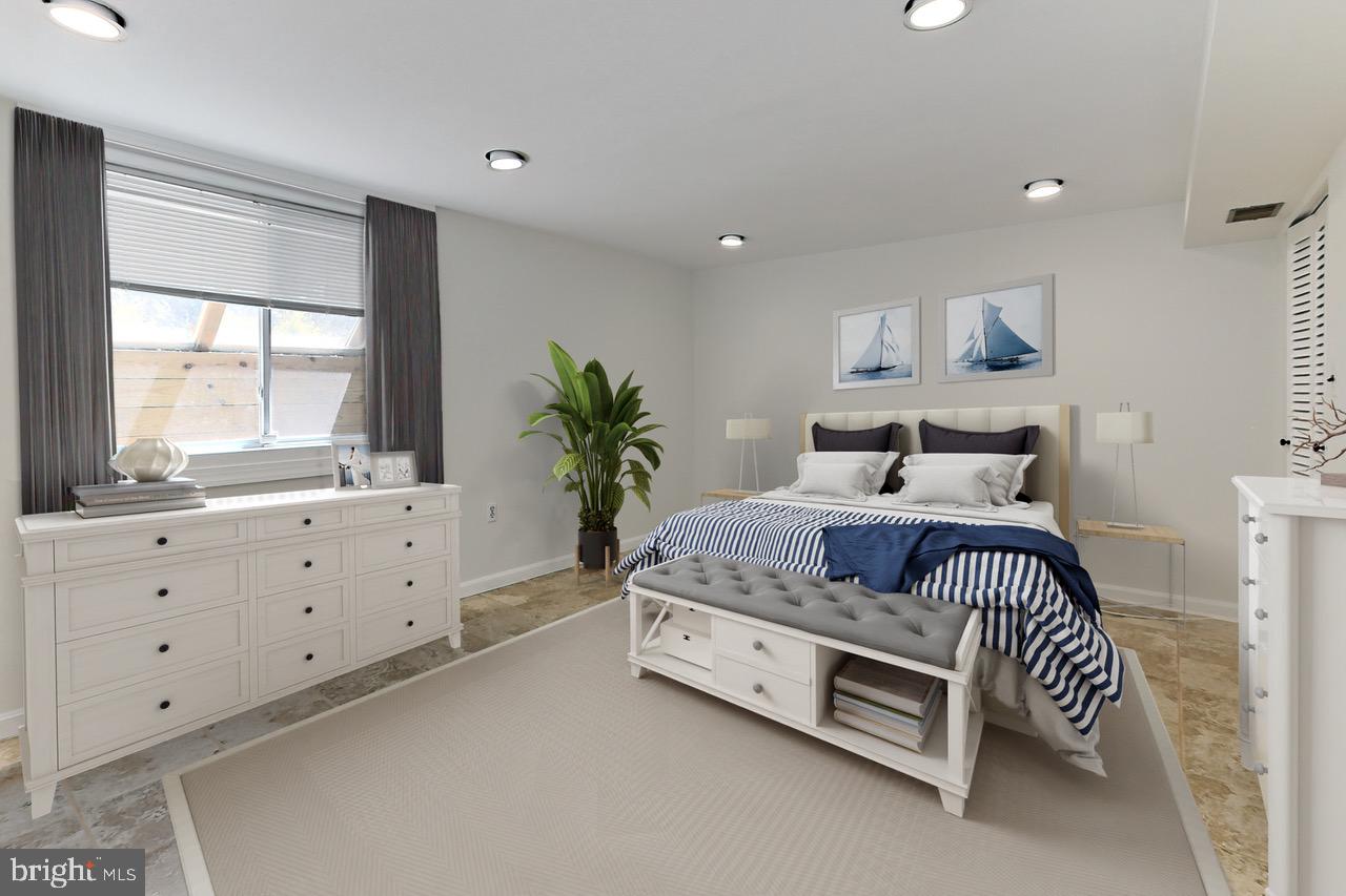 3304 Annandale Road Falls Church, VA 22042 - Photo 40 of 57 *Virtually Staged* Lower Level Bedroom