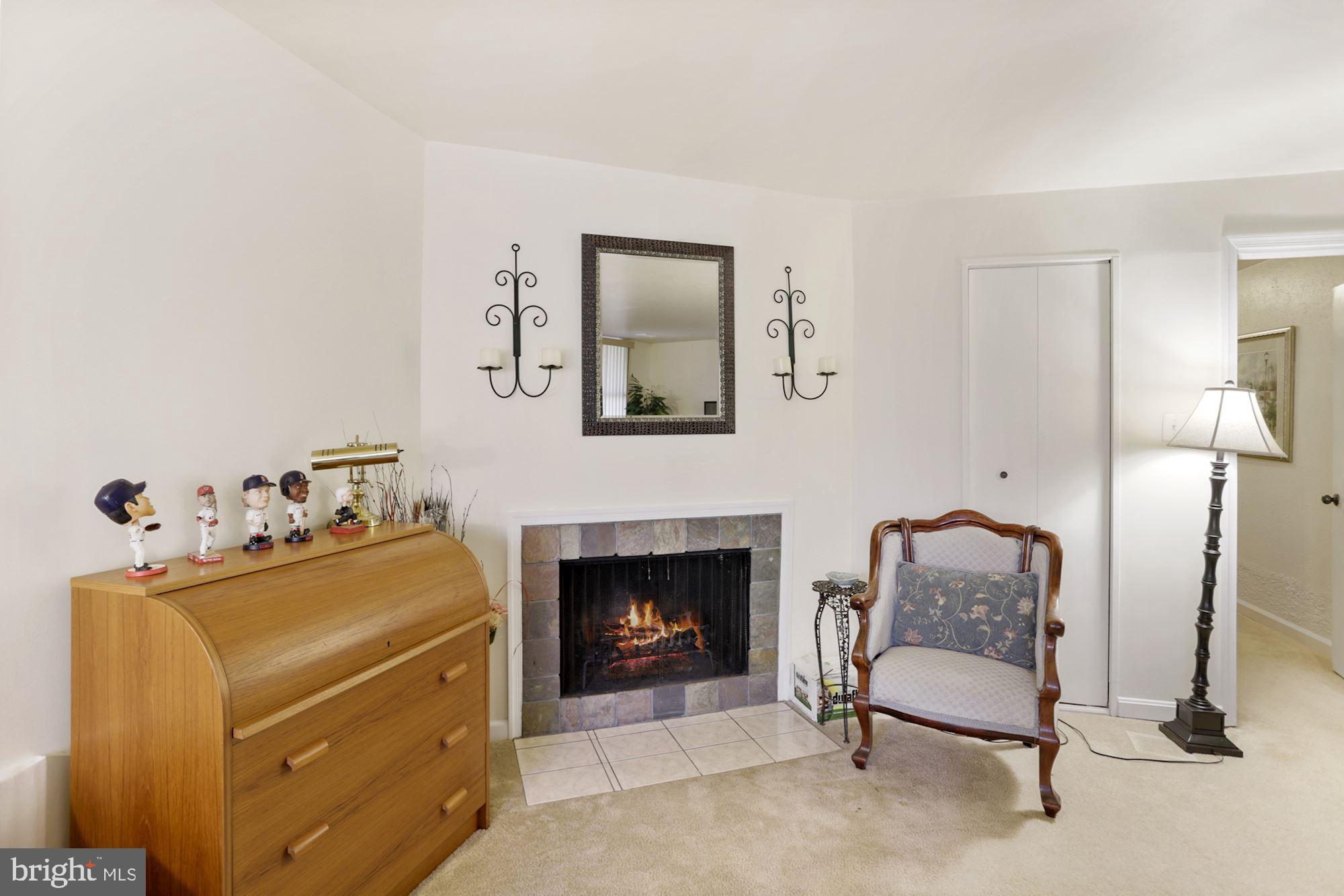 8017 Inverness Ridge Road Potomac, MD 20854 - Photo 17 of 19 Lower Level fireplace