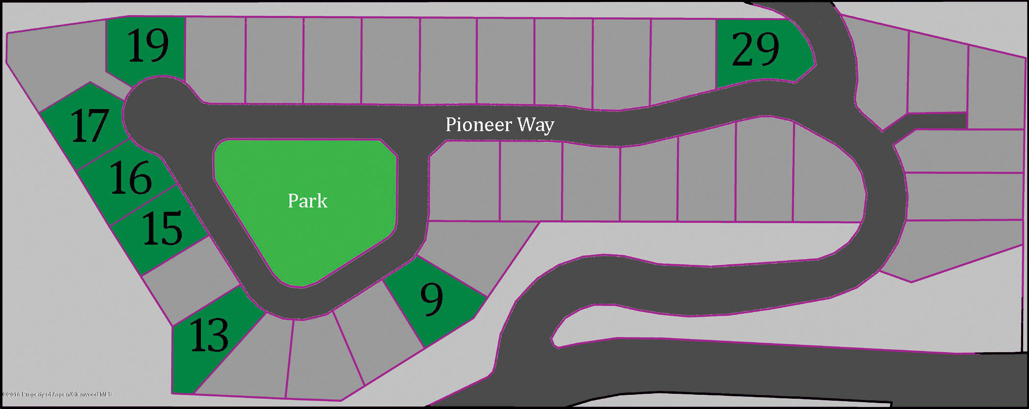 2483 Conestoga Circle Rifle, CO 81650 - Photo 5 of 6 Pioneer Mesa PUD map green