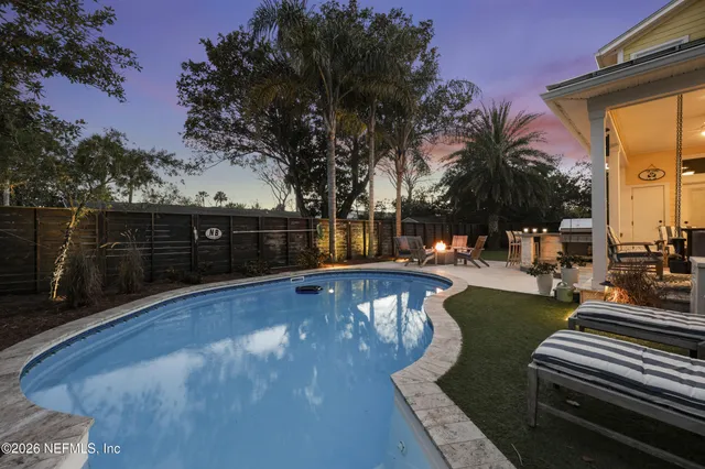 a view of outdoor seating space