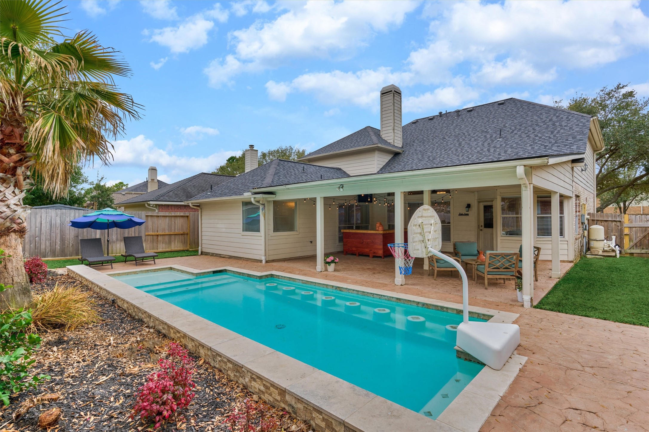 20938 Thistleberry Lane Spring, TX 77379 - Photo 36 of 45 Welcome to your backyard paradise.