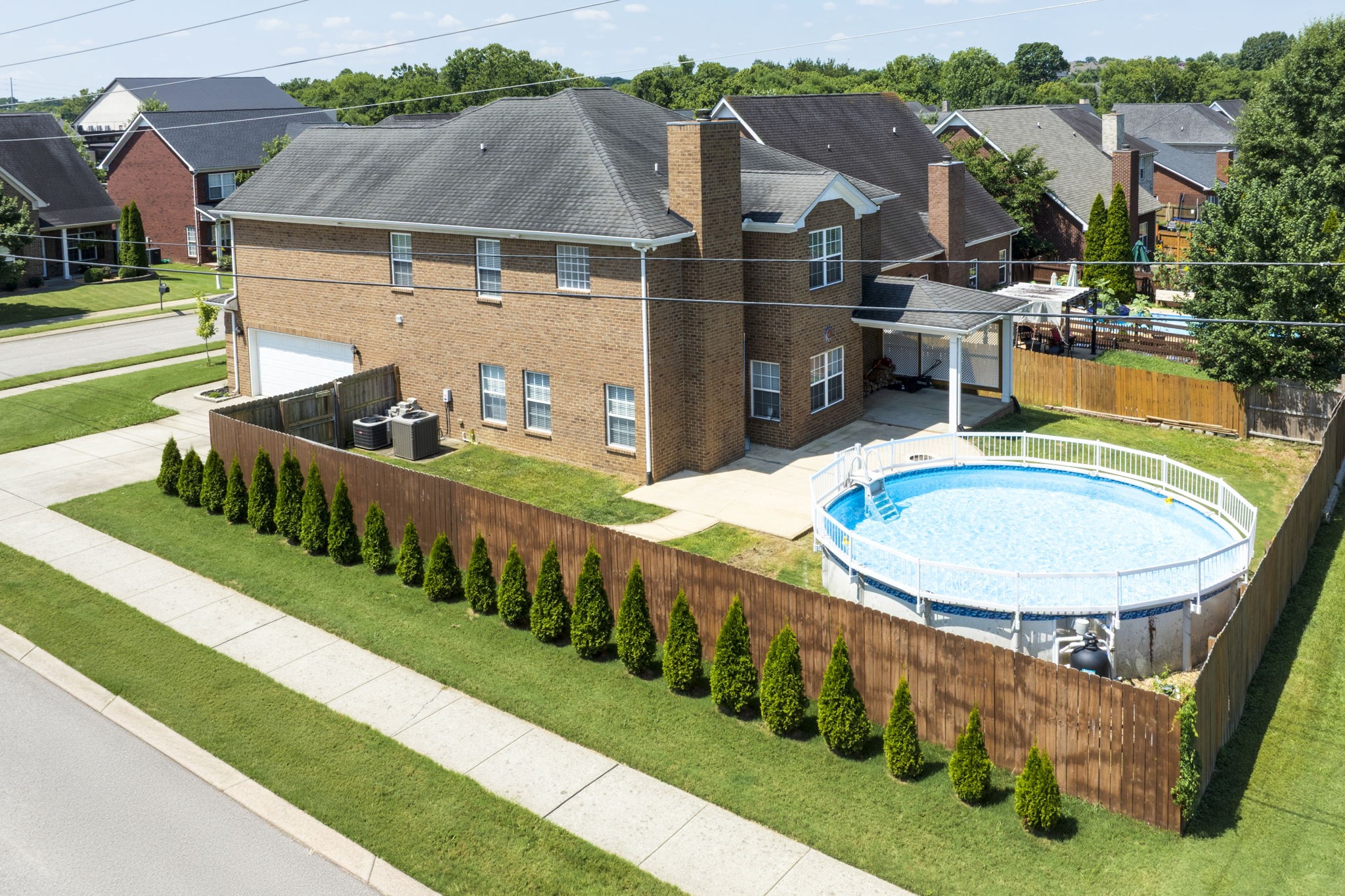 4093 Locerbie Circle Spring Hill, TN 37174 - Photo 51 of 51 an aerial view of a house having yard