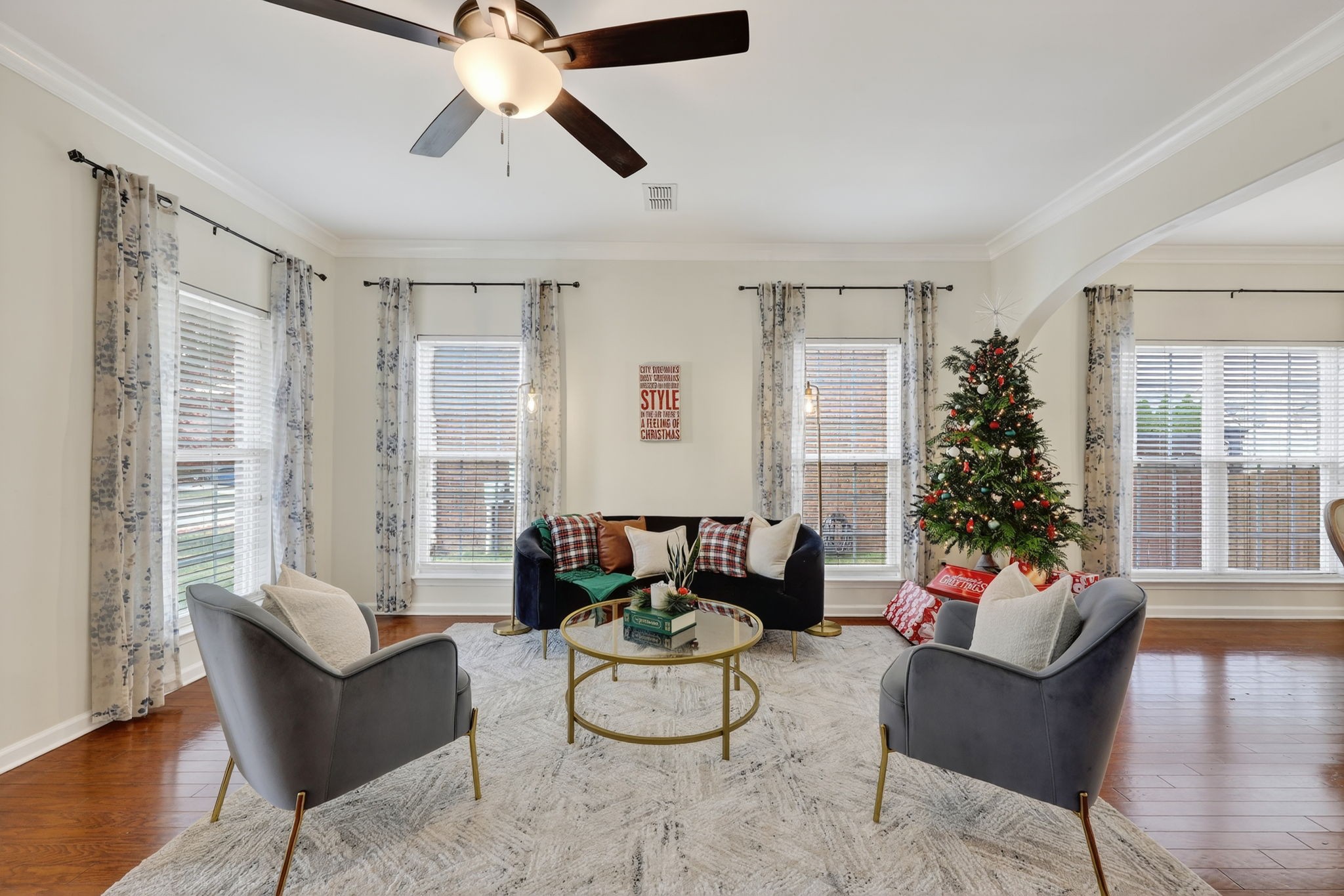 4093 Locerbie Circle Spring Hill, TN 37174 - Photo 7 of 51 a living room with furniture and a large window
