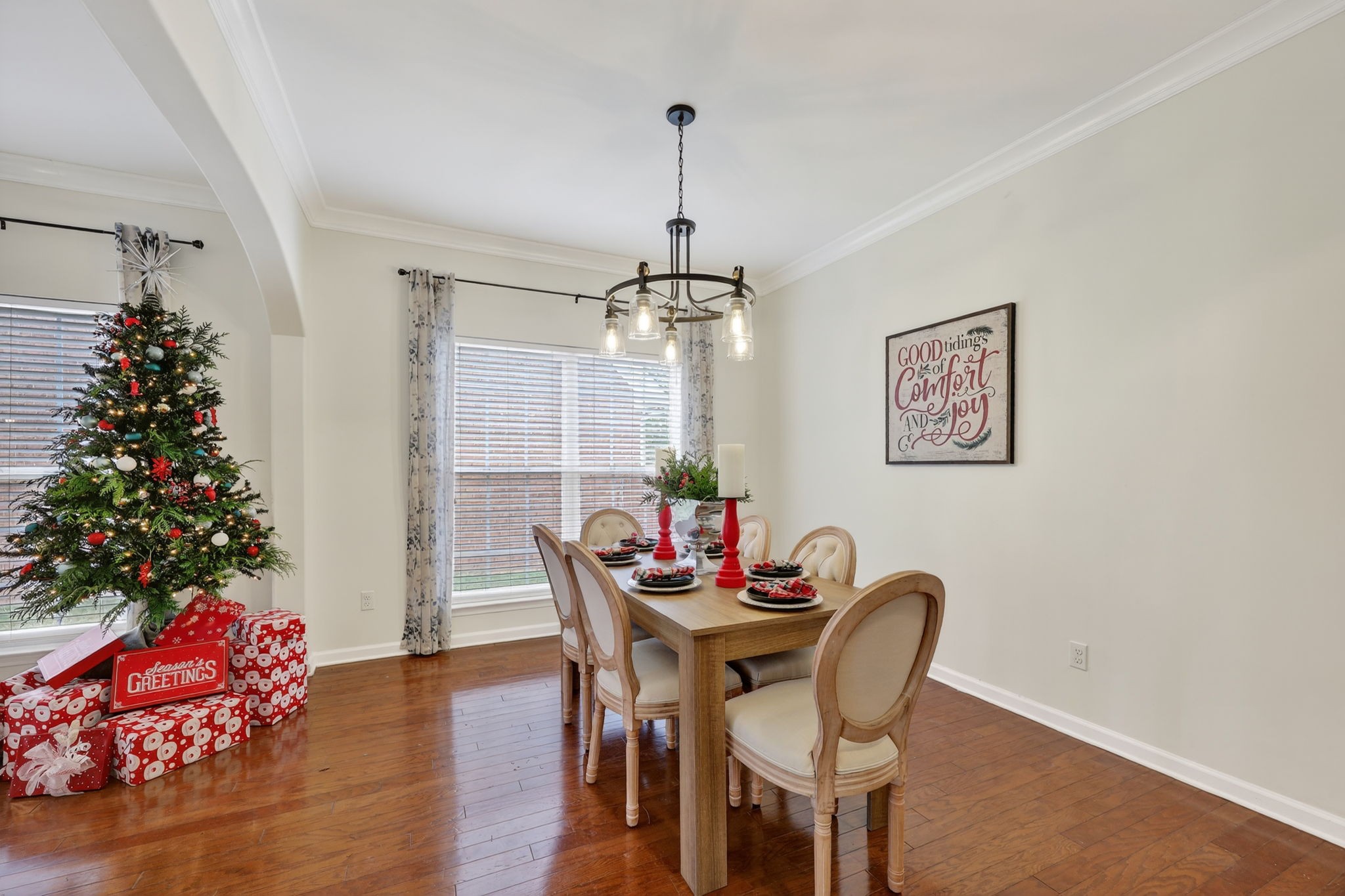 4093 Locerbie Circle Spring Hill, TN 37174 - Photo 9 of 51 a dining room with furniture window and wooden floor