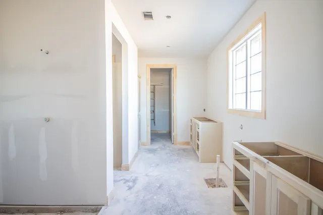 a view of a kitchen and a sink