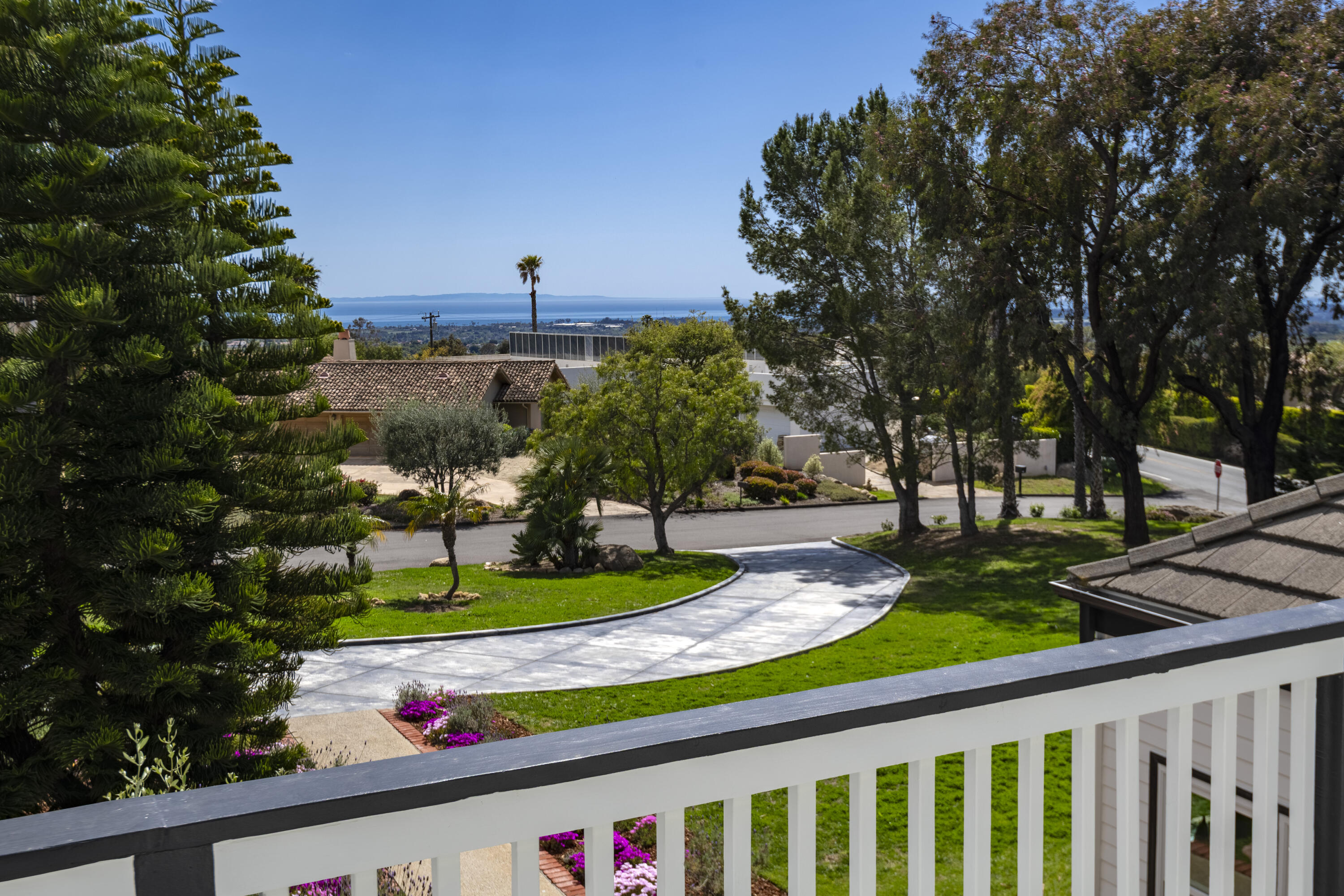 4530 Via Clarice Santa Barbara, CA 93111 - Photo 19 of 28 a view of a backyard with wooden fence