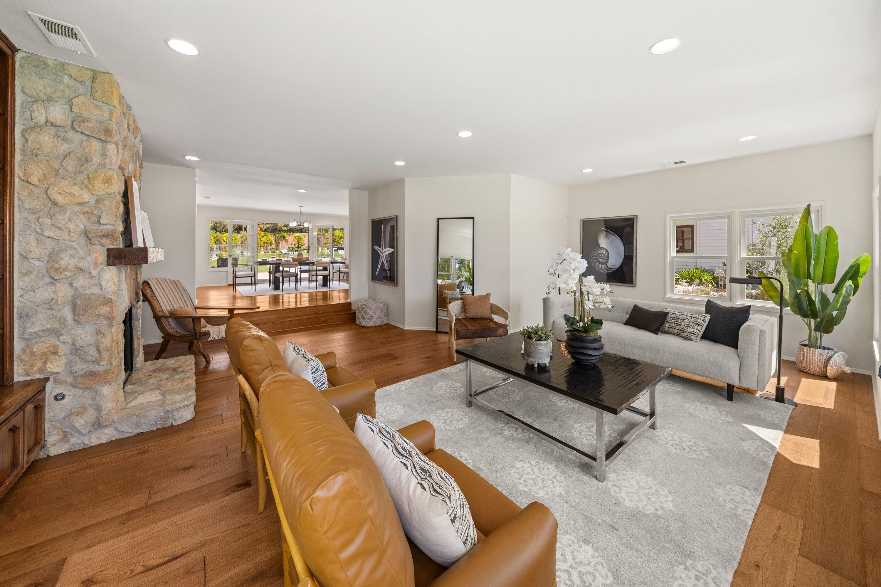 4530 Via Clarice Santa Barbara, CA 93111 - Photo 6 of 28 a living room with furniture and wooden floor