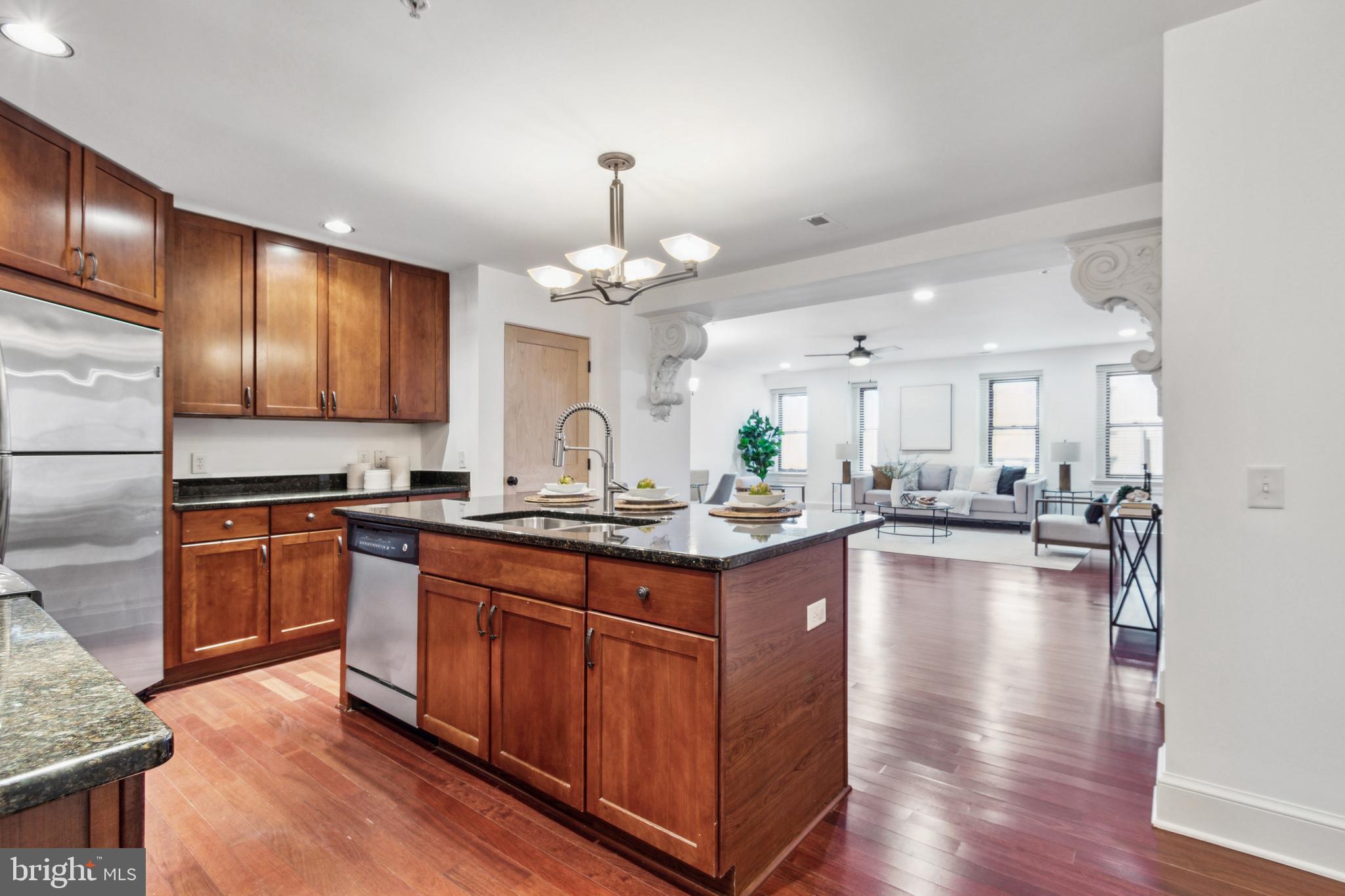 9610 Dewitt Drive, Unit B105 Silver Spring, MD 20910 - Photo 2 of 30 View from entry. Light, bright and spacious!